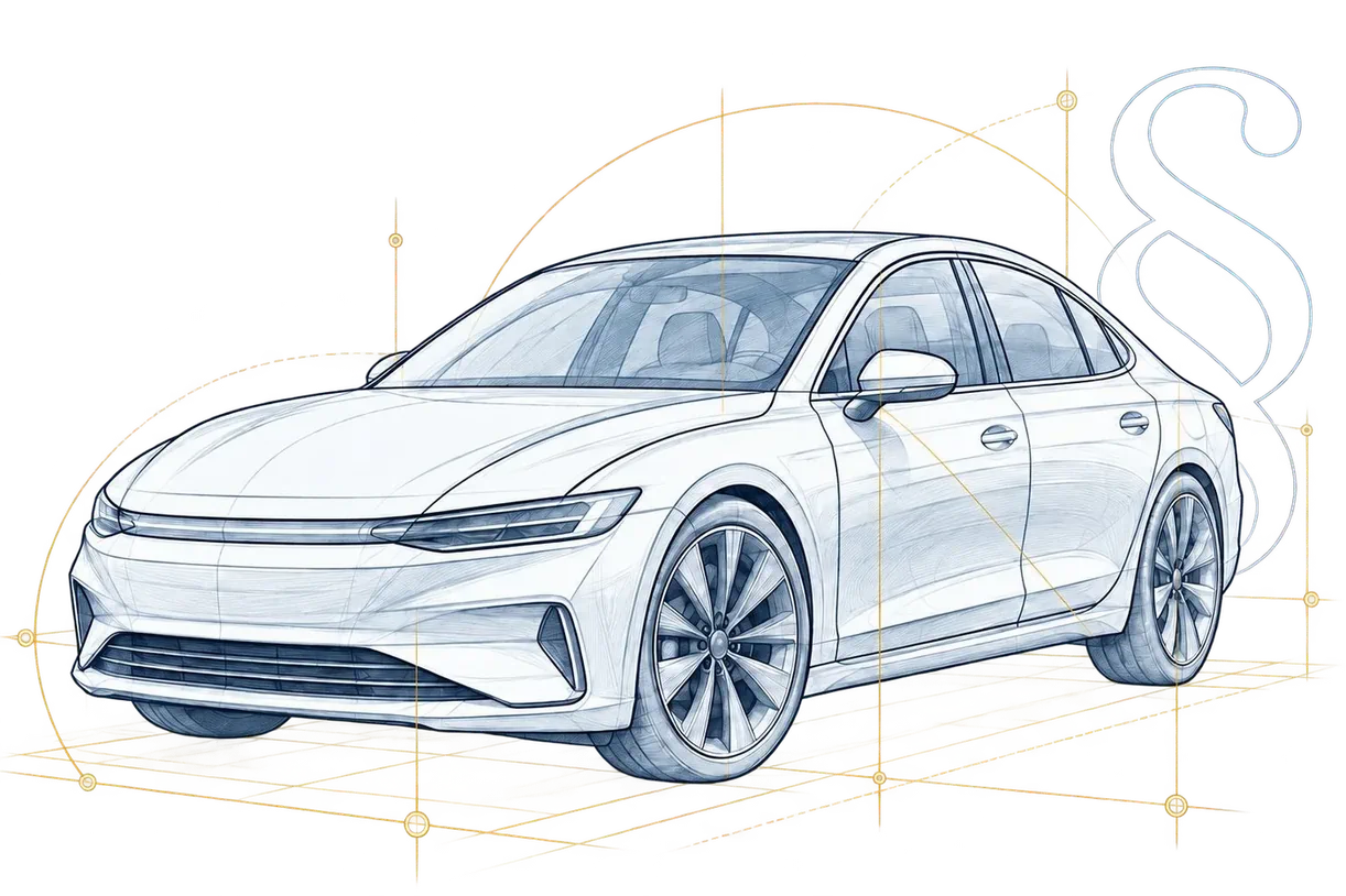 Szkic samochodu